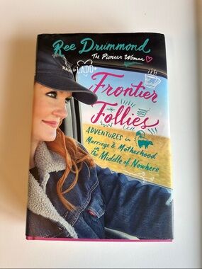Ree Drummond "Frontier Follies" Hardcover - Pink & Teal Cover